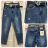 Women's long jeans (M-3XL) M.SARA MSR24M399-4 blue 2XL