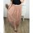 Women's Long Denim Skirt (S/M/L ONE SIZE) ITALIAN FASHION IMD24020