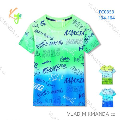 T-shirt short sleeve boys (134-164) KUGO FC0309