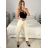 Women's long leather pants (S/M ONE SIZE) ITALIAN FASHION IMPLI2312199