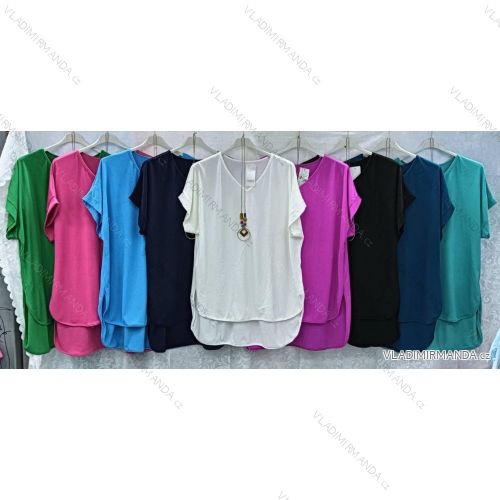 Tunic / blouse long sleeve women's oversized (3XL / 4XL ONE SIZE) ITALIAN FASHION IMWQ2191650