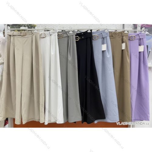 Women's stretch trousers long (S / M ONE SIZE) ITALIAN FASHION IMWB221597