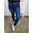 Women's long PUSH-UP jeans (29-36) M.SARA MSR24MS3802-2/DUR blue denim 30
