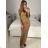 Women's Elegant Long Sleeve Dress (S/M ONE SIZE) ITALIAN FASHION IMM23M6062