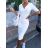 Women's Long Sleeve Hoodie Dress (S / M ONE SIZE) ITALIAN FASHION IMWA216095