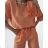 Women's Long Sleeve Hoodie Dress (S / M ONE SIZE) ITALIAN FASHION IMWA216095