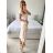 Women's Long Sleeve Shirt Dress (S/M ONE SIZE) ITALIAN FASHION IMWD232607 -   beige -   M / L