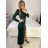 Women's Elegant Coat Long Sleeve Dress (S/M ONE SIZE) ITALIAN FASHION IMPGM2311813