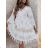 Women's Long Sleeve Hoodie Dress (S / M ONE SIZE) ITALIAN FASHION IMWA216095