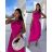 Women's Long Sleeve Hoodie Dress (S / M ONE SIZE) ITALIAN FASHION IMWA216095