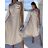 Women's Long Sleeve Hoodie Dress (S / M ONE SIZE) ITALIAN FASHION IMWA216095