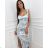 Women's Long Sleeve Hoodie Dress (S / M ONE SIZE) ITALIAN FASHION IMWA216095