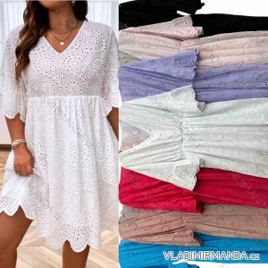 Women's Long Chiffon Short Sleeve Dress (S/M ONE SIZE) ITALIAN FASHION IMWGS231048