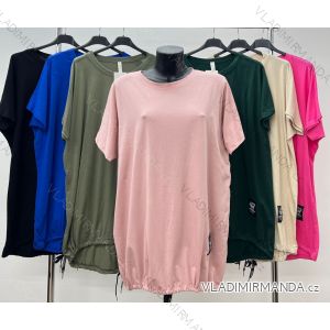 Shirt extended 3/4 long sleeve women's (L/XL/2XL ONE SIZE) ITALIAN FASHION IM423025