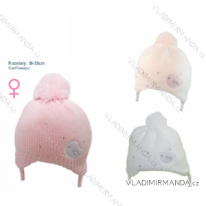 Winter Baby Girls Hat (36-38) YO! CZ-077
