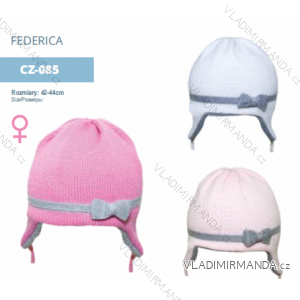 Winter Baby Girls Hat (42-44) YO! CZ-085
