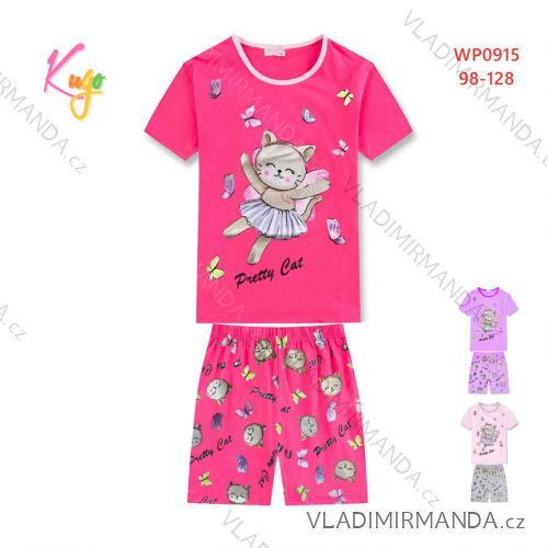 Set long-sleeved sweatshirt and sweatpants children's teen girl (98-128) KUGO JS0730