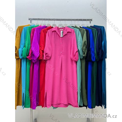 Shirt extended 3/4 long sleeve women's (L/XL/2XL ONE SIZE) ITALIAN FASHION IM423025