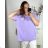 Tunic / blouse long sleeve women's oversized (3XL / 4XL ONE SIZE) ITALIAN FASHION IMWQ2191650 3xl / 4xl purple