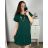 Women's Plus Size Short Sleeve Oversize Dress (46/50 ONE SIZE) ITALIAN FASHION IMBM24077