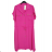 Women's Long Sleeve Shirt Dress (S/M ONE SIZE) ITALIAN FASHION IMWGM23447 XL/2XL black