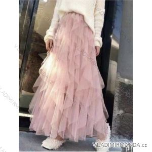 Women's Long Tulle Skirt (S/M ONE SIZE) ITALIAN FASHION IMWB233518