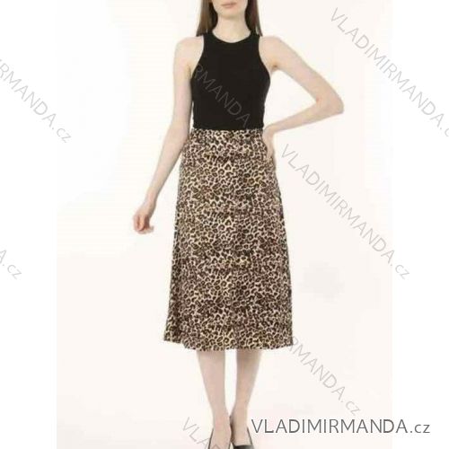 Women's Medium Length Skirt (S/M ONE SIZE) ITALIAN FASHION IWBB24222