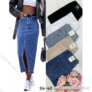 Jeans pants leatherette with zip (XXS-L) LAULIA JWA20108