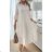 Women's Long Chiffon Short Sleeve Dress (S/M ONE SIZE) ITALIAN FASHION IMWGM23456