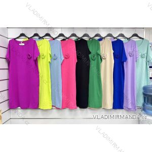 Women's Oversize Summer Short Sleeve Dress (46/48/50 SIZE) ITALIAN FASHION IMWGM24013