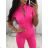 Women's Long Elegant Long Sleeve Jumpsuit (S/M ONE SIZE) ITALIAN FASHION IMWA23289