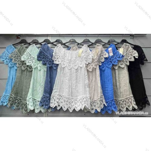 Women's Elegant Lace Sleeveless Dress (S/M ONE SIZE) ITALIAN FASHION IMWGS231829