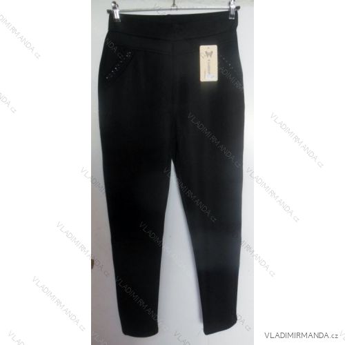 Pants elasticated with fur over-dimensional ladies (l-5xl) WU-100
