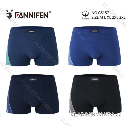 Men's boxer shorts cotton (L-3XL) FANNIFEN PES22G55450-K