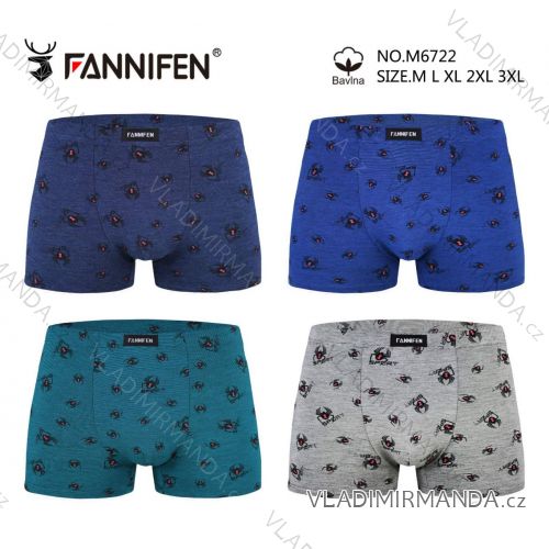 Men's boxer shorts cotton (L-3XL) FANNIFEN PES22G55450-K