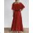 Women's Long Sleeve Hoodie Dress (S / M ONE SIZE) ITALIAN FASHION IMWA216095