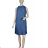 Women's Sleeveless Summer Denim Dress (S/M ONE SIZE) ITALIAN FASHION IMM24M5123