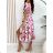 Women's Long Chiffon Short Sleeve Dress (S/M ONE SIZE) ITALIAN FASHION IMWGM23456