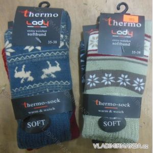 Socks warm thermo extra soft hem ladies (35-42) VIRGINA HD-913
