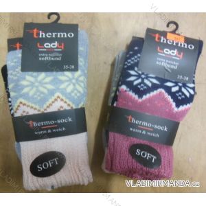 Socks warm thermo extra soft hem ladies (35-42) VIRGINA HD-911
