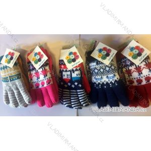 Fingerless knitted gloves (4-6 years) ECHT C030
