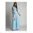 Women's Plus Size (42-46) Long Elegant Party Sleeveless Dress POLISH FASHION PMLBC23265-10