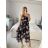 Women's Long Elegant Chiffon Sleeveless Dress (S/M ONE SIZE) ITALIAN FASHION IM423265