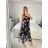 Women's Long Elegant Chiffon Sleeveless Dress (S/M ONE SIZE) ITALIAN FASHION IM423265