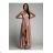 Women's Plus Size (42-46) Long Elegant Party Sleeveless Dress POLISH FASHION PMLBC23265-10 wine XS/S