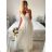 Women's Sleeveless Lace Party Long Dress (S/M ONE SIZE) ITALIAN FASHION IMM2318805/DU