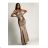 Women's Plus Size (42-46) Long Elegant Party Sleeveless Dress POLISH FASHION PMLBC23265-10