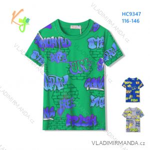 T-shirt short sleeve children's boys (98-128) KUGO FB3808