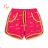 Kraťas shorts with sequins baby teen girl (98-128) KUGO K627