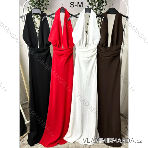 Women's Sleeveless Summer Dress (S/M ONE SIZE) ITALIAN FASHION IMPLP2360510080